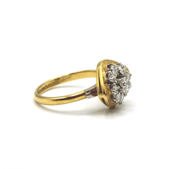 1960’s Diamond Cluster Engagement Ring