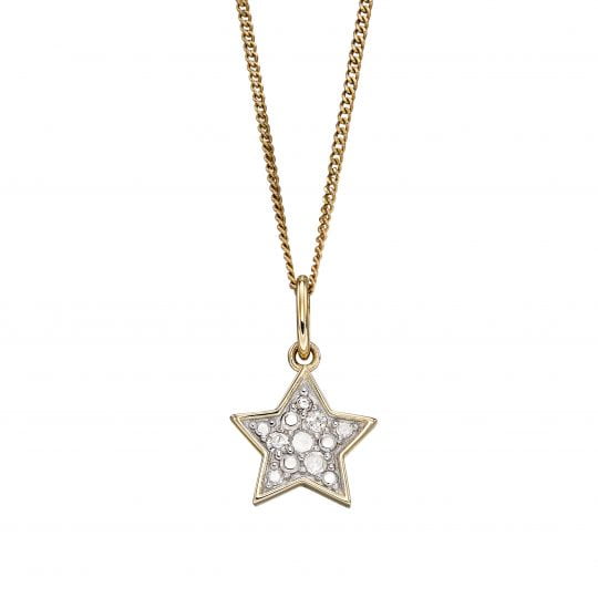 Gecko Star Diamond Pendant