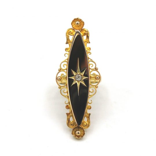 Remodelled Victorian Brooch Ring