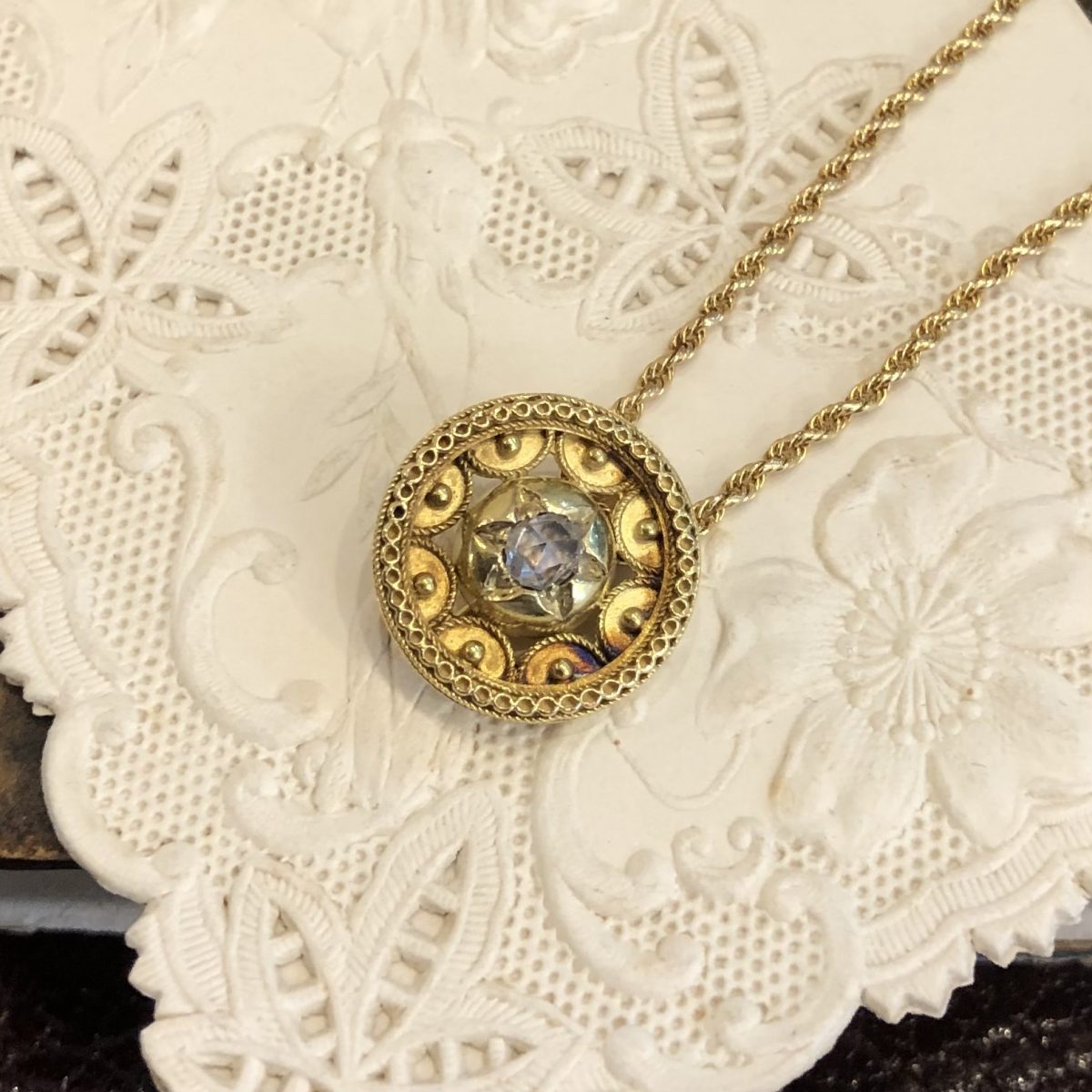 Remodelled Rose Cut Diamond Necklace | Vintage Pendants | Jenny Jones ...